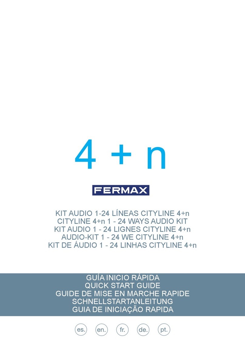 Fermax CITYLINE 4+n User manual