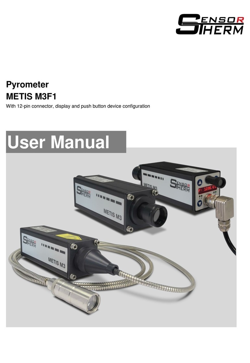Sensor Therm METIS M3F1 User manual