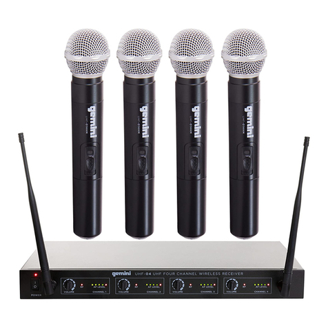Gemini UHF-04 user manual