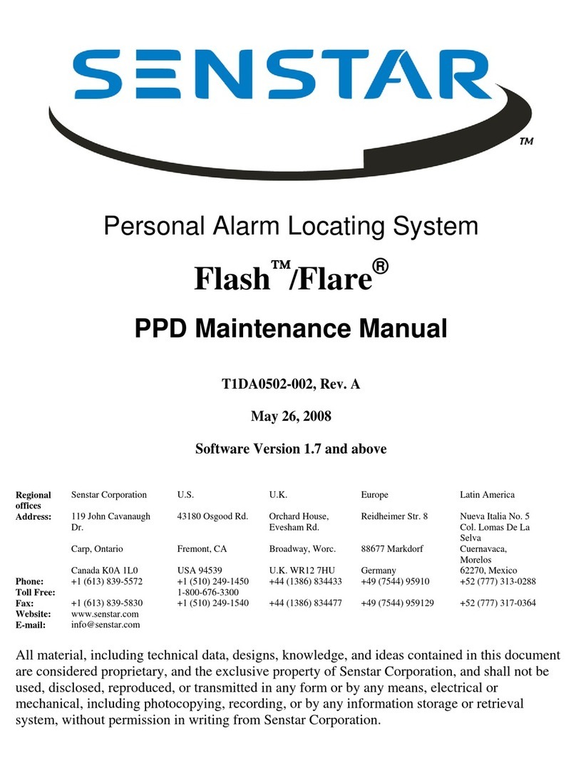 SENSTAR Flash Maintenance manual