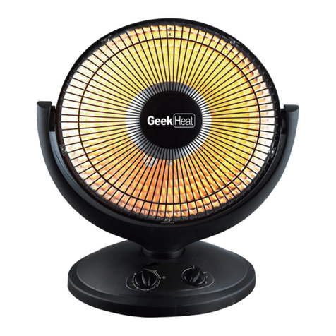 Home Easy Geek Heat DF1015 owner's manual
