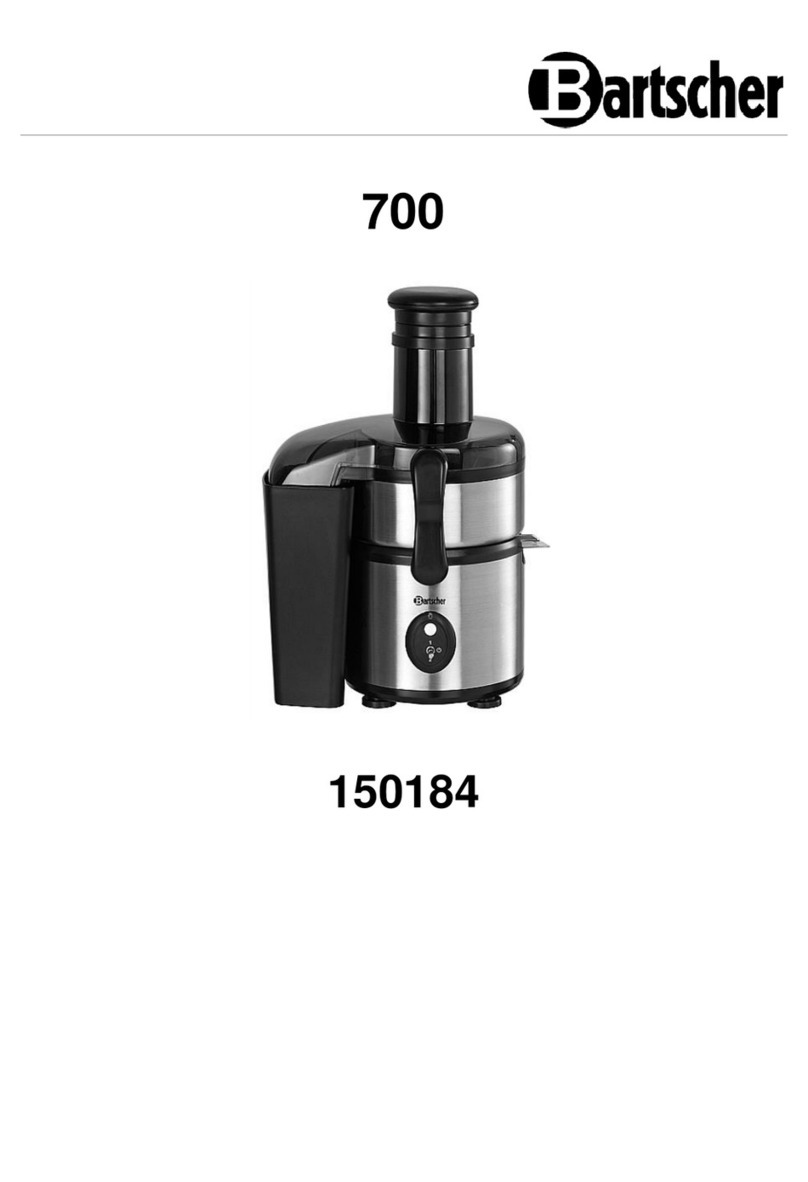 Bartscher 700 Series User guide