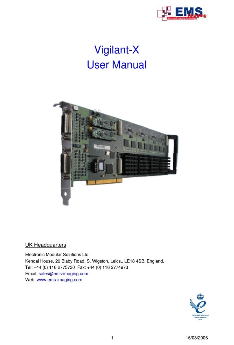 EMS Vigilant-X Series user manual