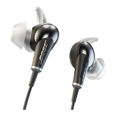 Bose QC 20 User manual Bose QC 20 User manual