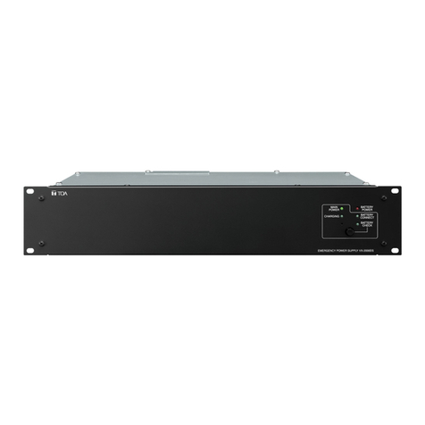 Toa VX-2000DS ER instruction manual