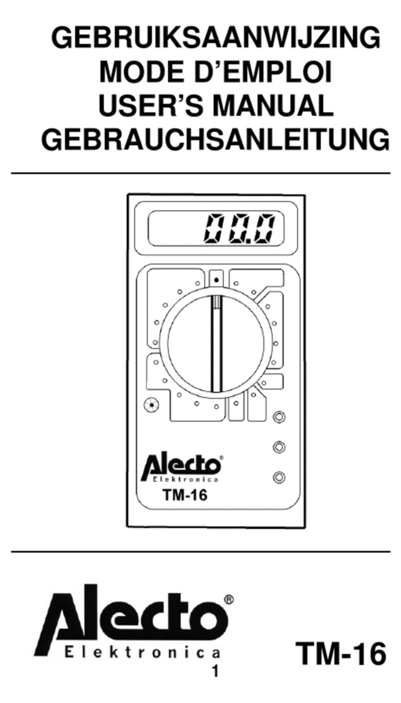 Alecto TM-16 User manual