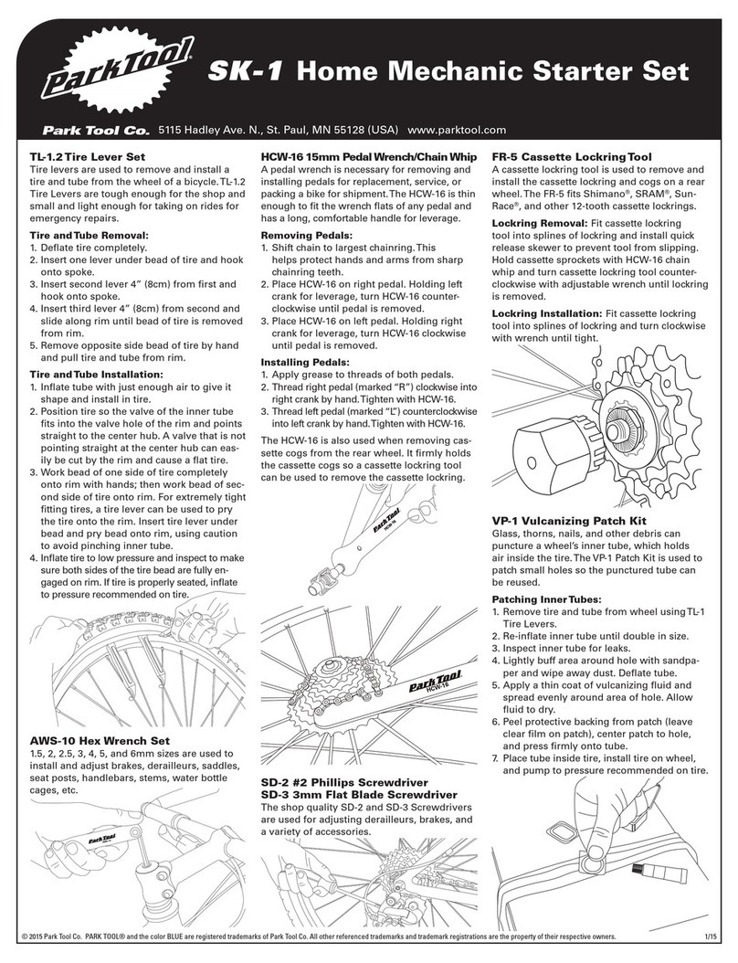 parktool SK-1 instructions
