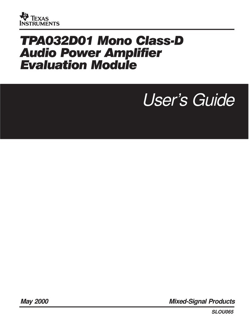 Texas Instruments TPA032D01 User manual