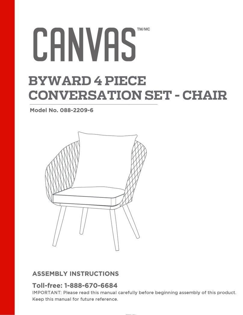 Canvas BYWARD 088-2209-6 User manual