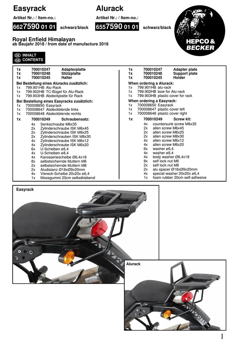hepco & becker Easyrack 6627590 01 01 User manual hepco & becker Easyrack 6627590 01 01 User manual