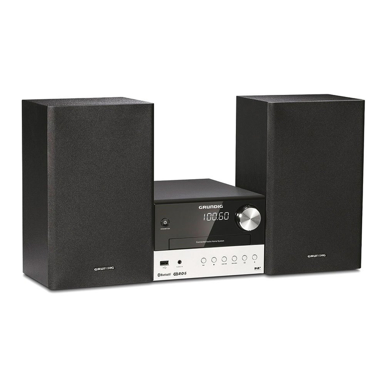 Grundig CMS 3000 BT DAB+ User manual