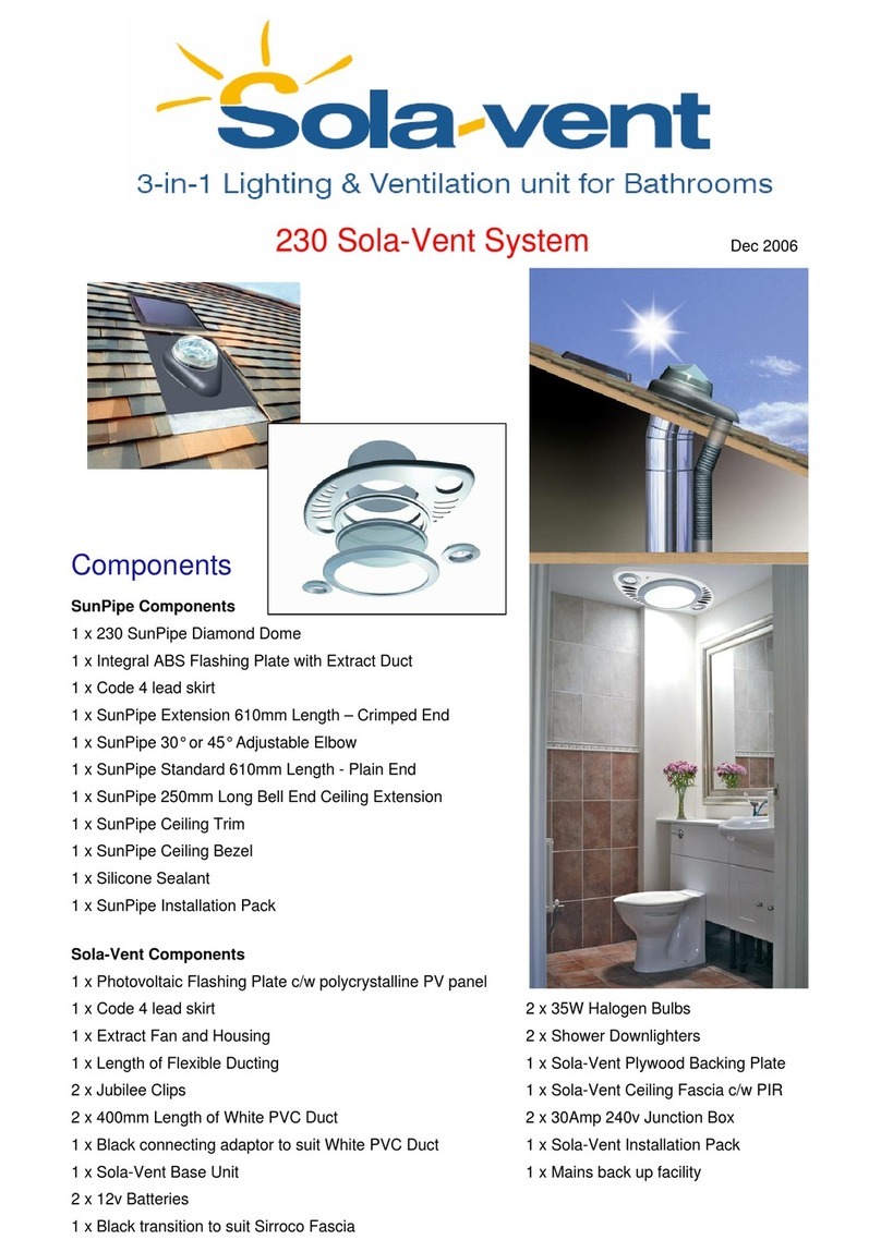 SOLaVent 230 quick start guide