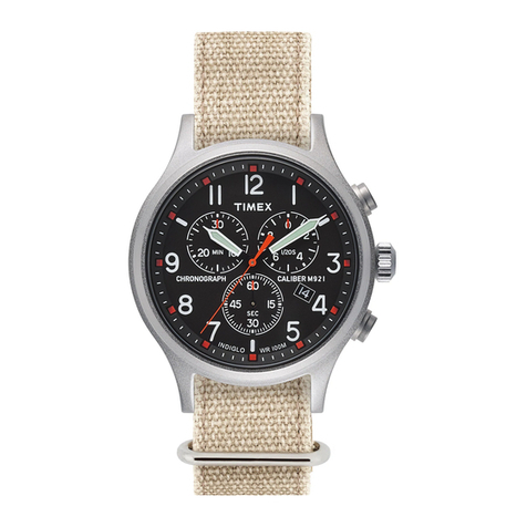 Timex M921 User manual Timex M921 User manual