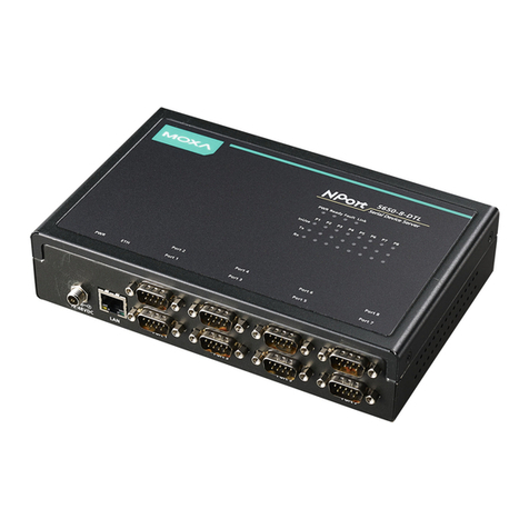 Moxa Technologies NPort 5600-8-DT User manual