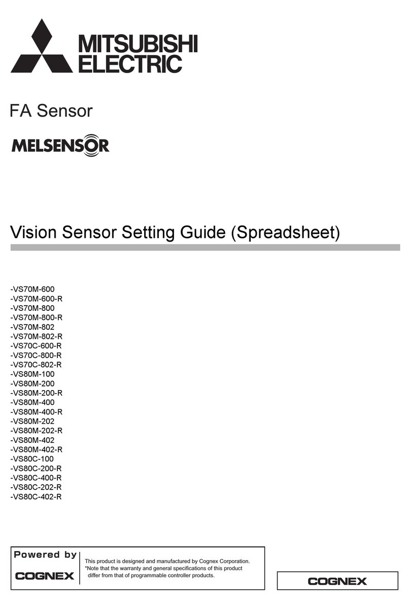 Mitsubishi Electric MELSENSOR VS70 Series User instructions