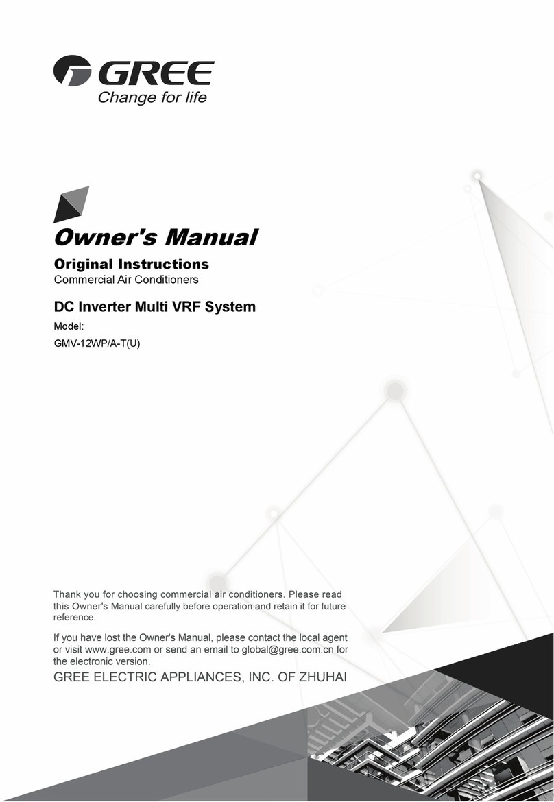 Gree GMV-12WP/A-T User manual