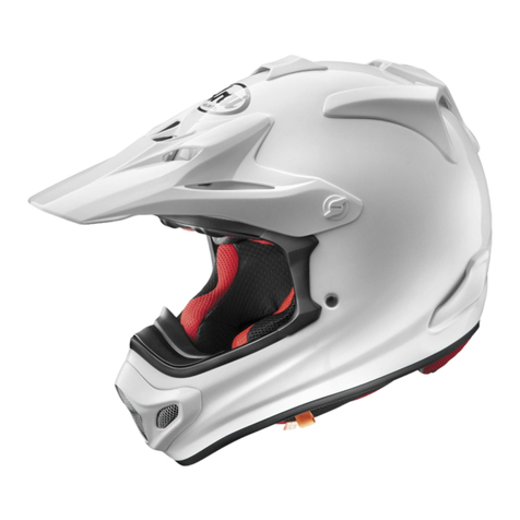Arai Helmet MX-V Instructions for use Arai Helmet MX-V Instructions for use