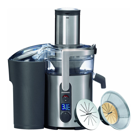 Gastroback Design Multi Juicer Digital - Smoothie User manual