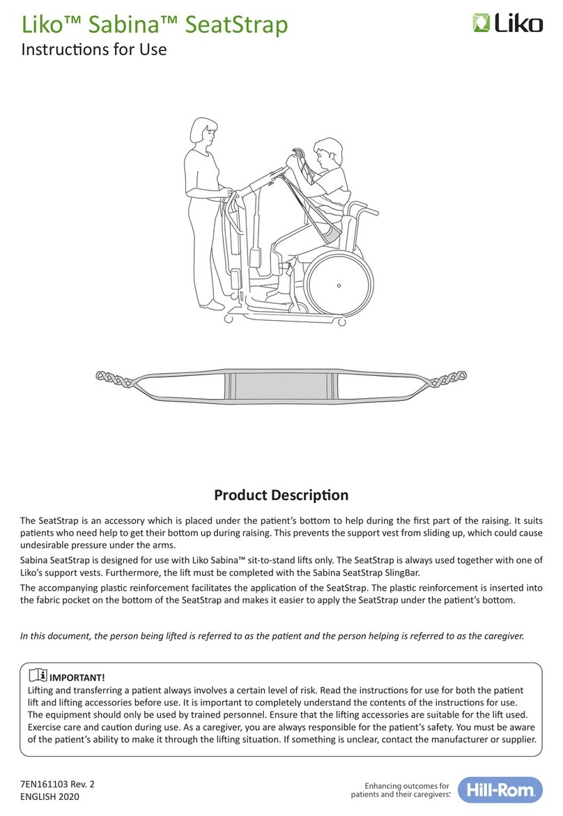 Liko Sabina SeatStrap User manual