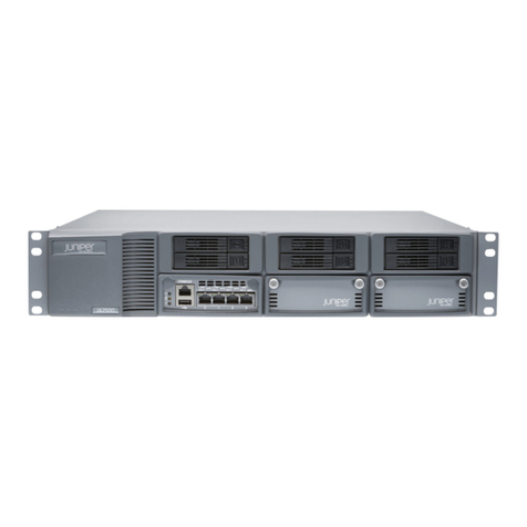 Juniper Junos Space JA2500 Installation instructions