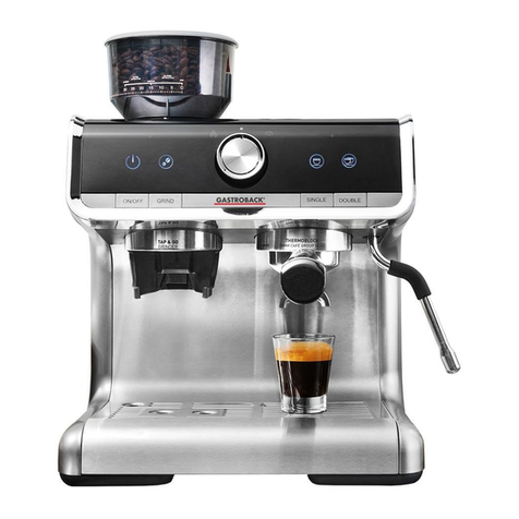Gastroback Design Espresso Barista Pro User manual