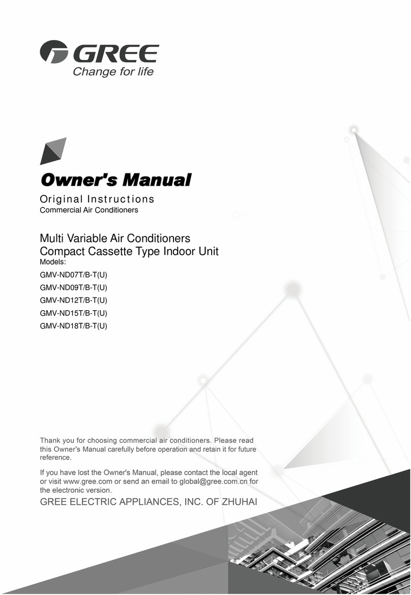 Gree GMV-ND07T/B-T User manual