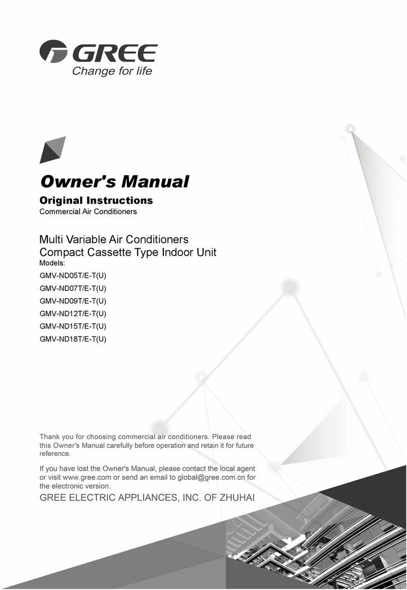 Gree GMV-ND05T/E-T User manual