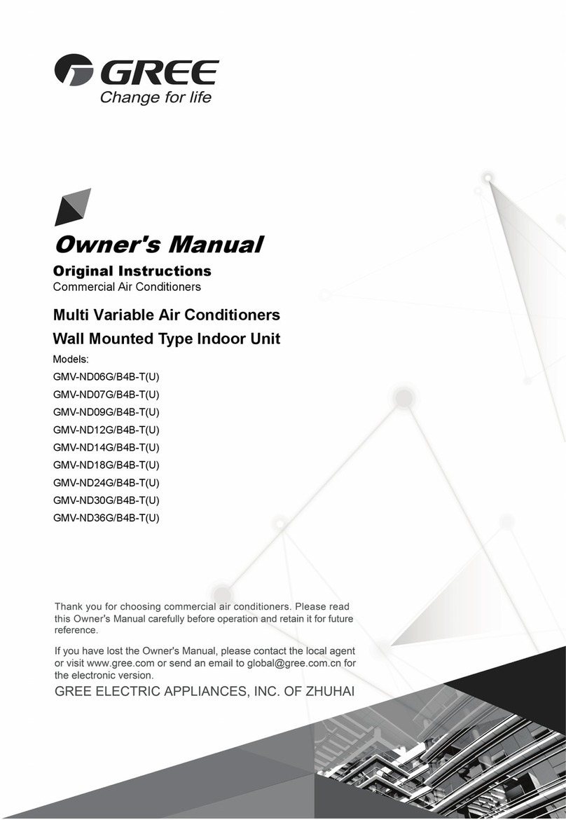 Gree GMV-ND06G/B4B-T User manual
