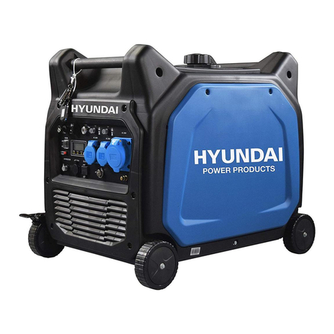 Hyundai power products HY6500SEi instruction manual