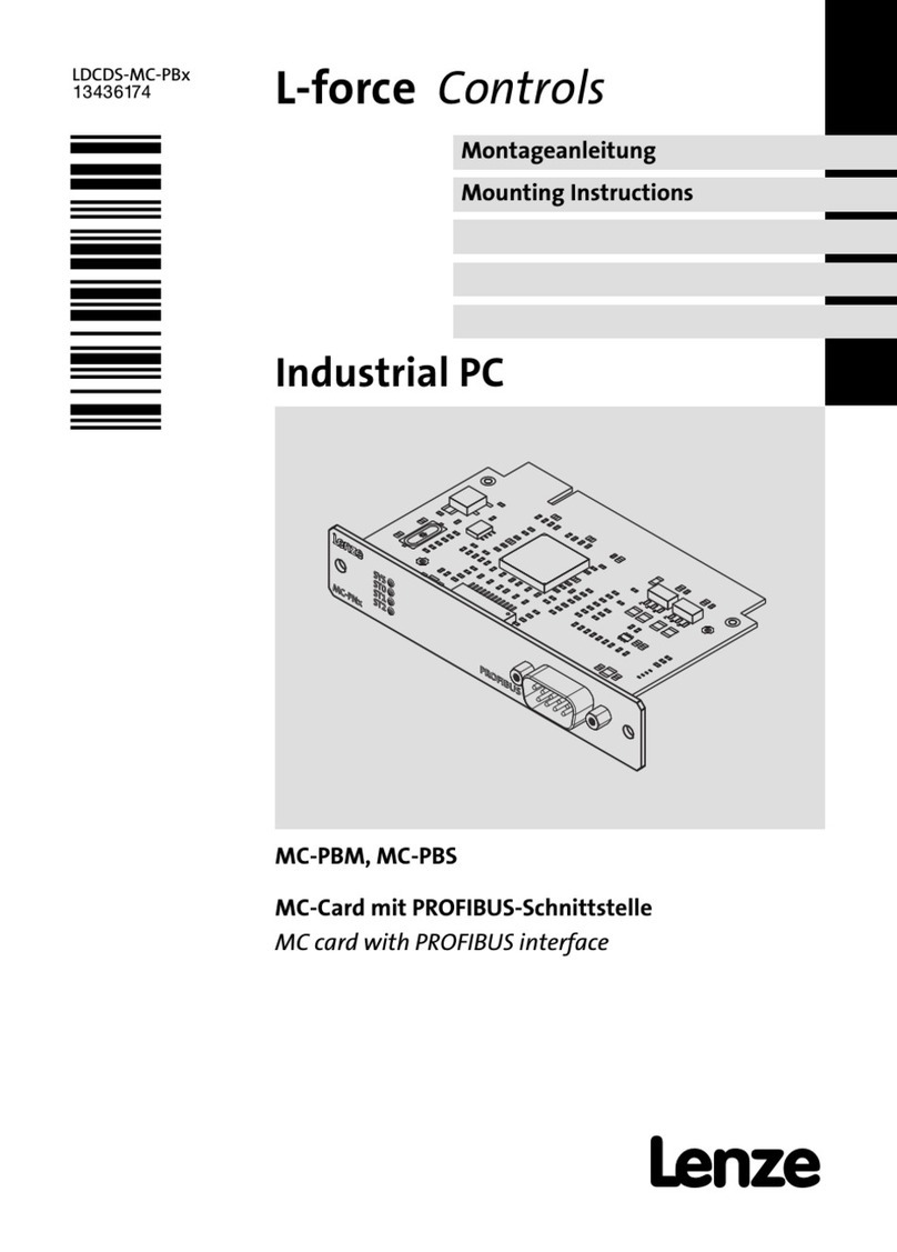Lenze MC-PBM User manual