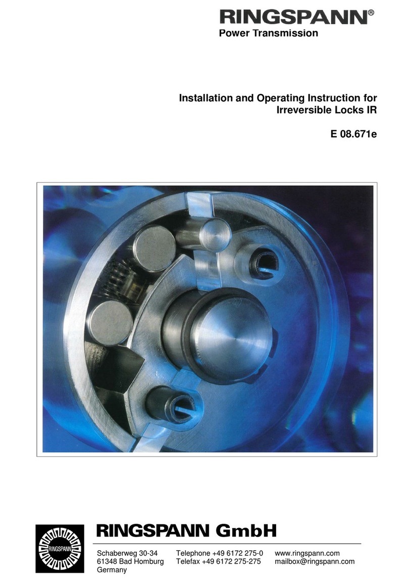 RINGSPANN IR Series Installation and operating instruction