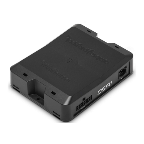 Rockford Fosgate DSR1 instructions