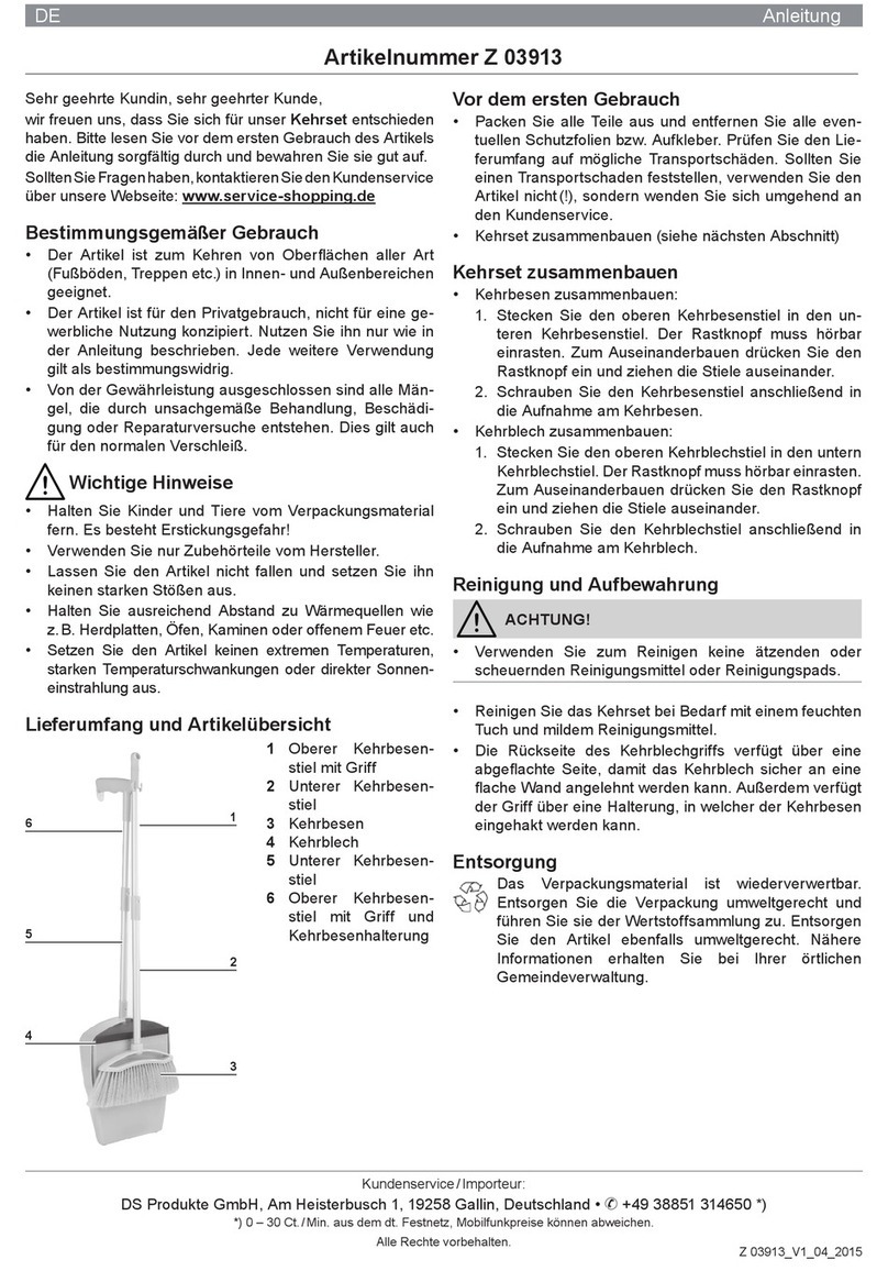 DS Produkte Z 03913 instructions