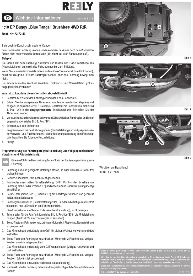 Reely ROAD 23 72 40 operating instructions