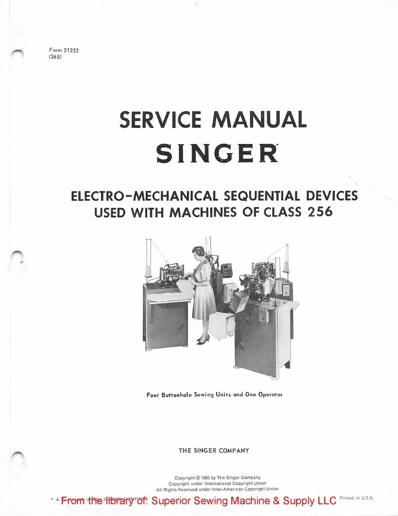 Singer 257000 User manual Singer 257000 User manual