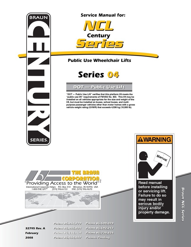 Braun NCL Century 04 Series Service manual