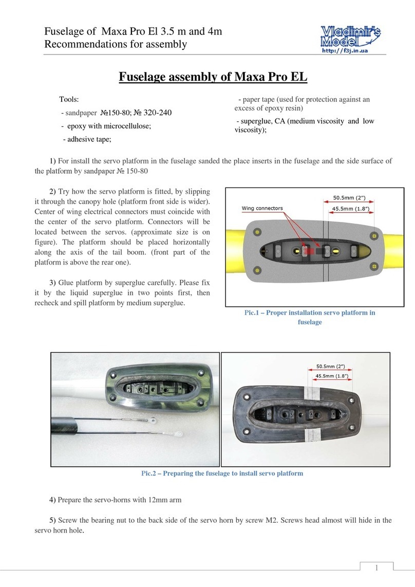 Vladimir's Models Maxa Pro EL Series User manual