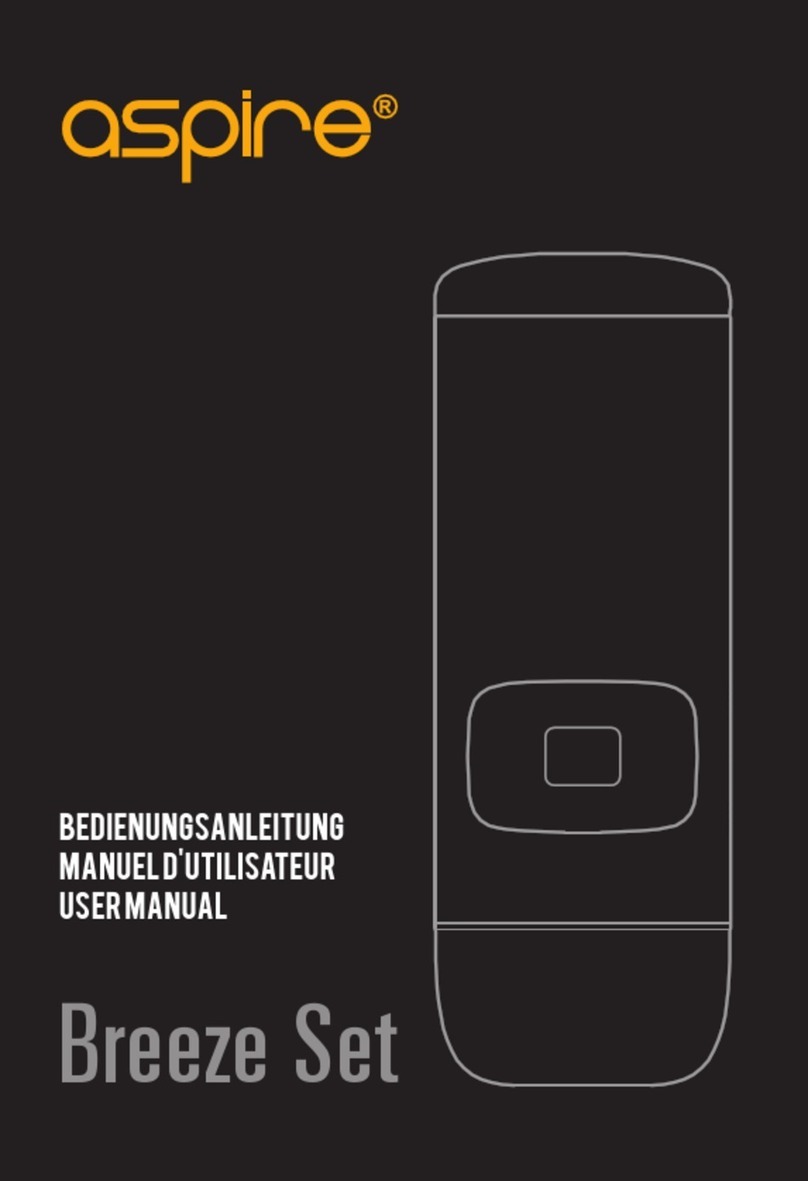 Aspire Breeze Set User manual