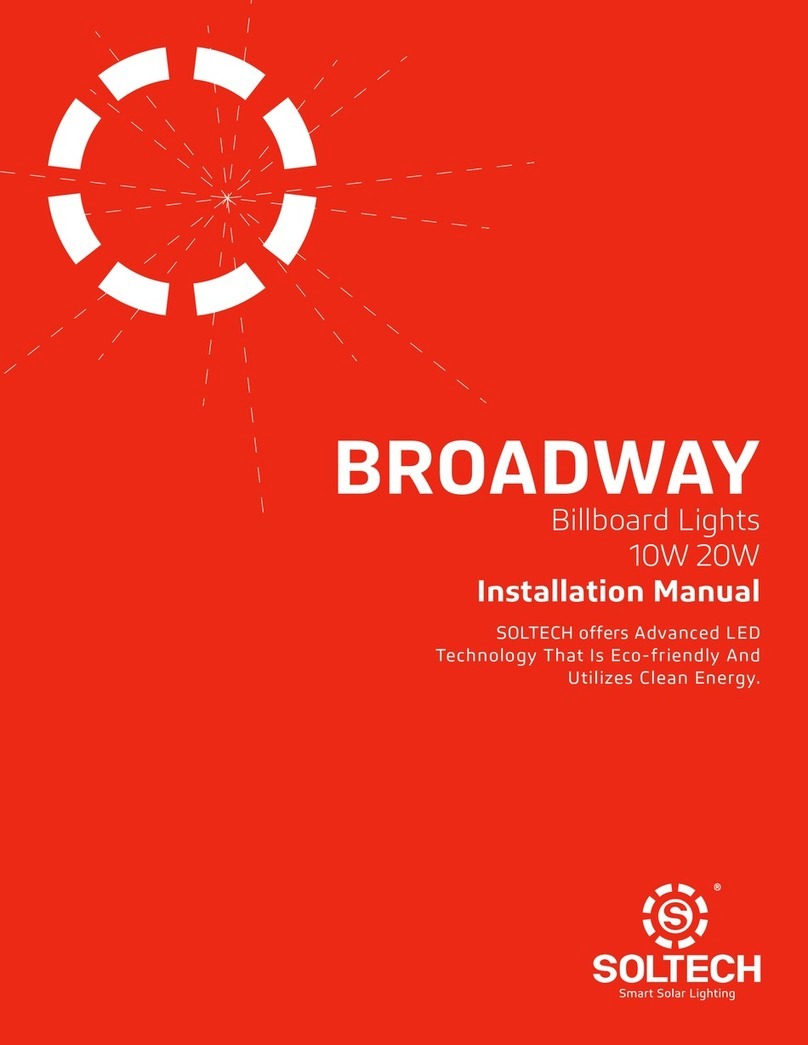 Soltech BROADWAY 10W installation manual