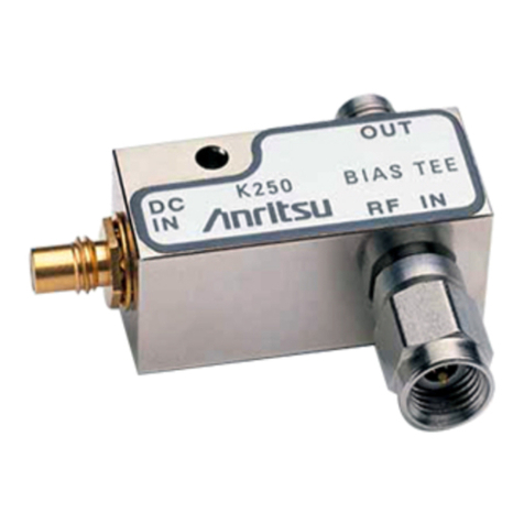Anritsu K250 User manual
