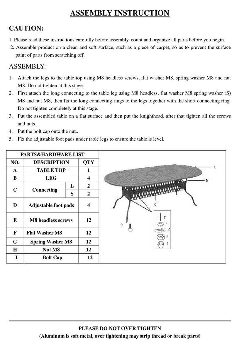 BELLAGIO 881.21.001.00 Assembly instruction