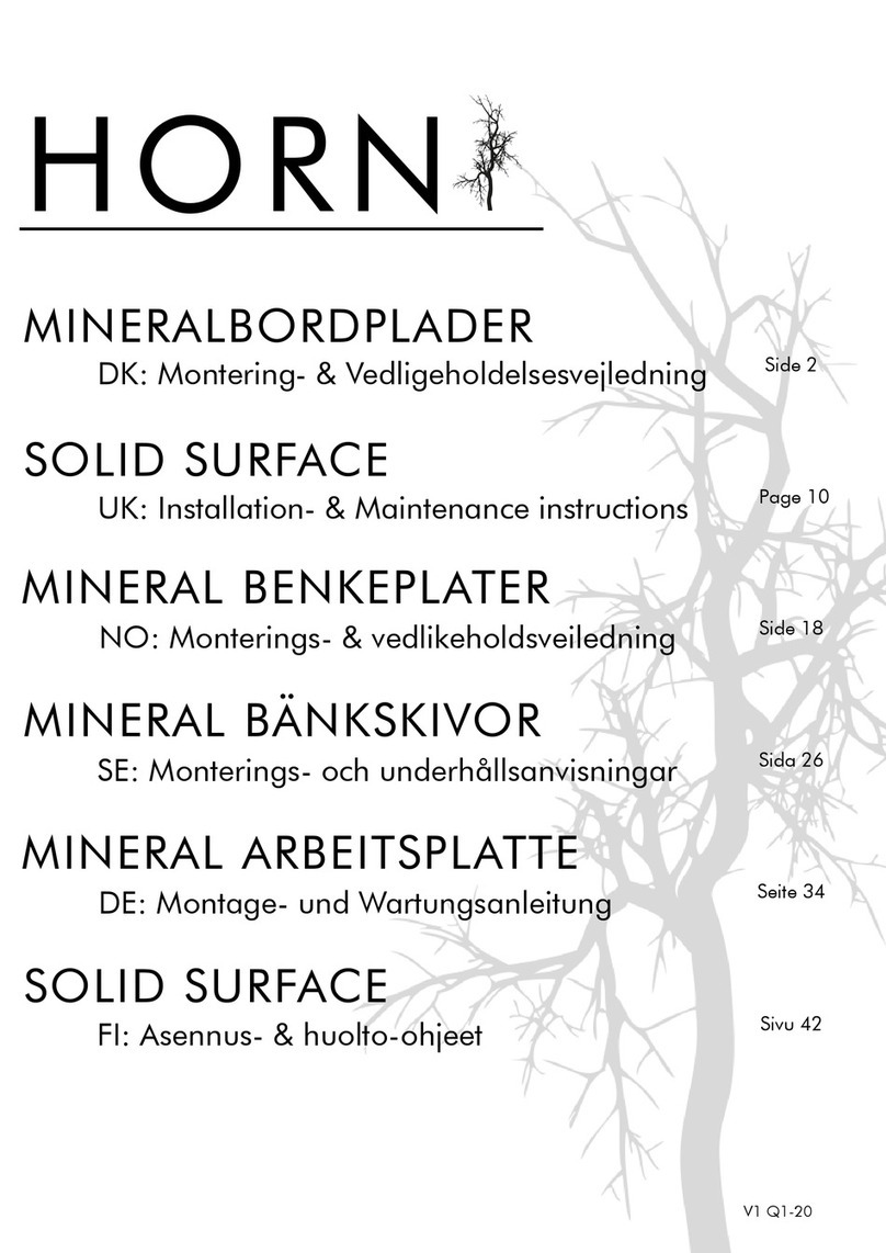 HORN GetaCore Installation & maintenance instructions