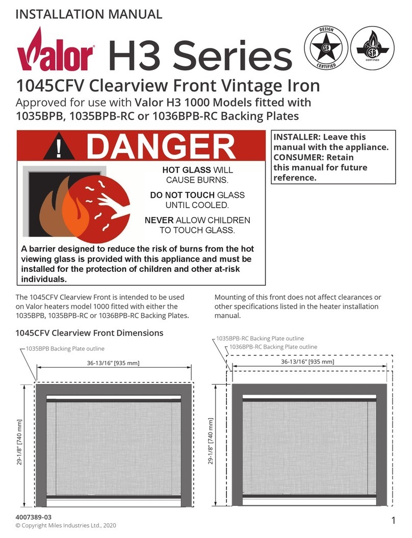Valor 1045CFV User manual