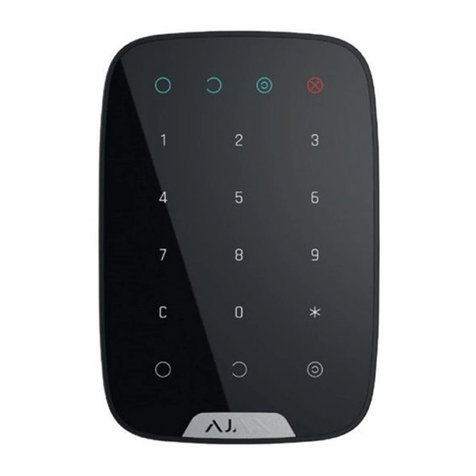 AJAX Systems KeyPad user manual
