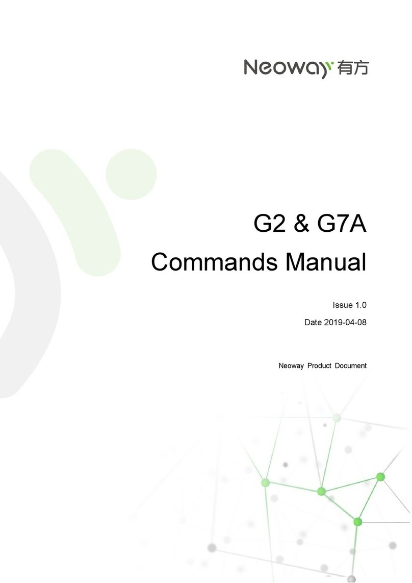 Neoway G2 Command manual