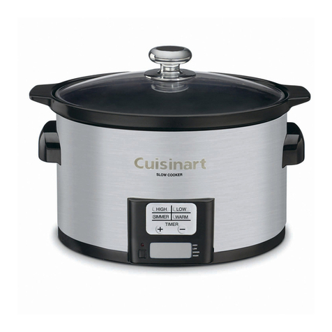 Cuisinart PSC-350 - 3.5-qt. Programmable Slow Cooker User manual