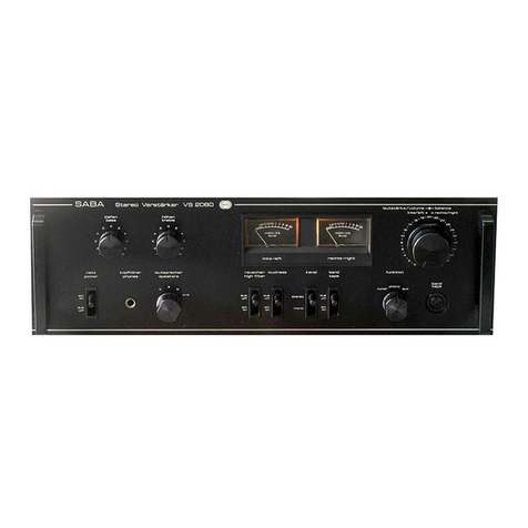 Saba VS 2080 User manual