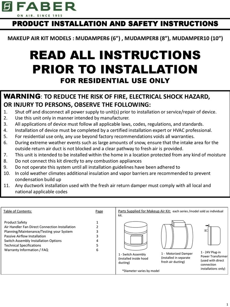 Faber MUDAMPER6 Manual