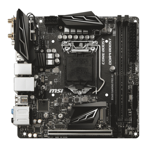 MSI B360I GAMING PRO AC User manual
