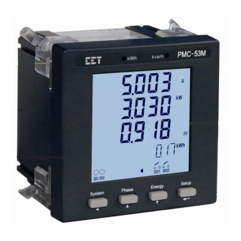 CET PMC-53 Series User manual
